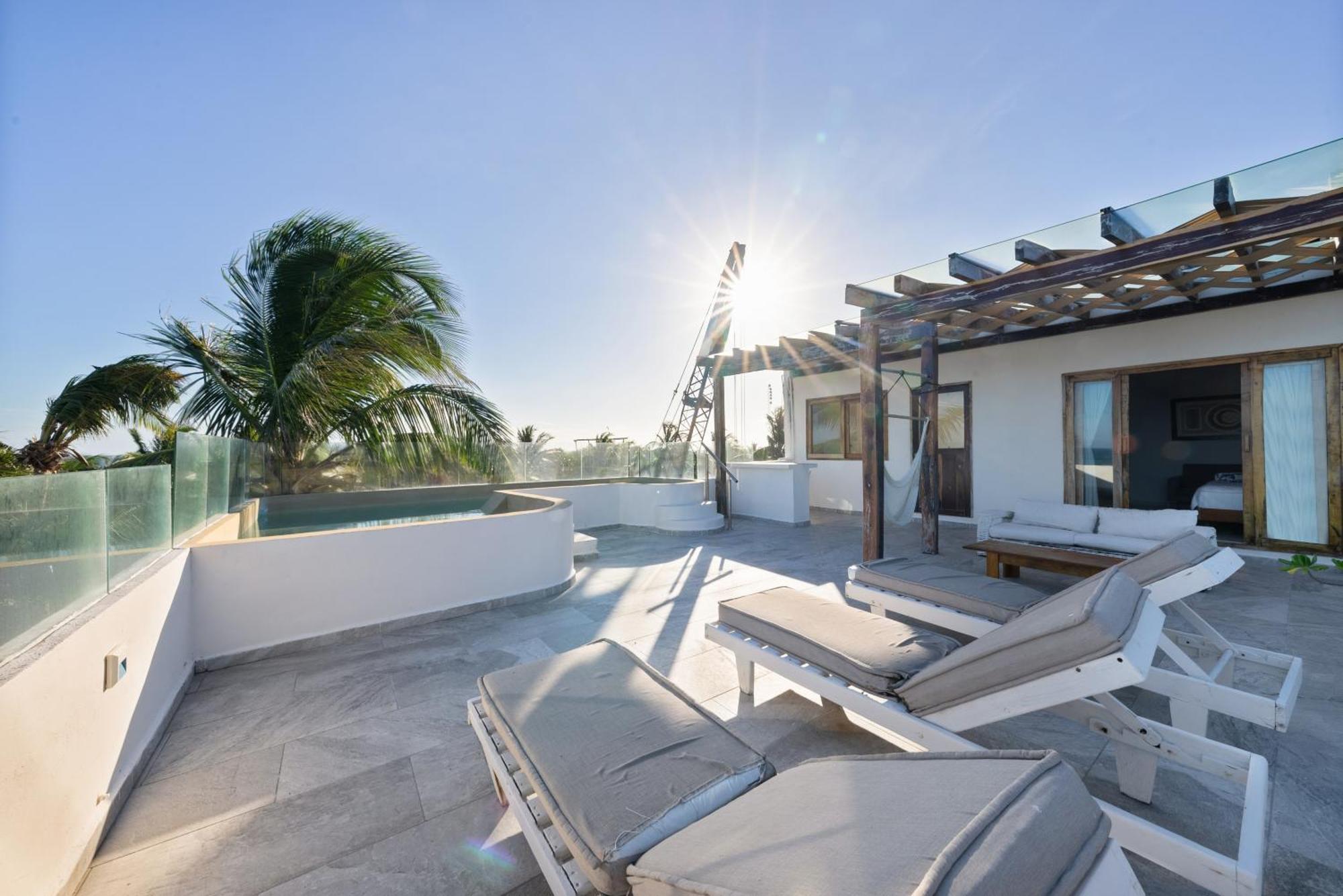 Playa Canek Beachfront Eco Hotel Tulum Eksteriør billede